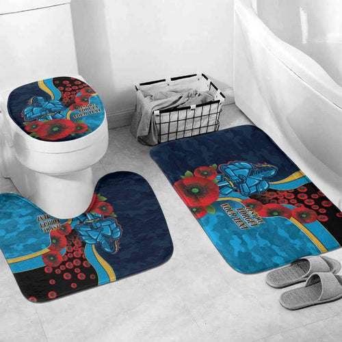 Gold Coast Titans ANZAC Personalised Bathroom Set Lest We Forget Poppy Camo