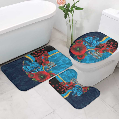 Gold Coast Titans ANZAC Personalised Bathroom Set Lest We Forget Poppy Camo