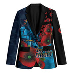 Gold Coast Titans ANZAC Personalised Blazer Lest We Forget Poppy Camo