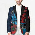 Gold Coast Titans ANZAC Personalised Blazer Lest We Forget Poppy Camo