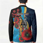 Gold Coast Titans ANZAC Personalised Blazer Lest We Forget Poppy Camo
