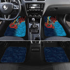 Gold Coast Titans ANZAC Personalised Car Mats Lest We Forget Poppy Camo