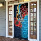 Gold Coast Titans ANZAC Personalised Door Cover Lest We Forget Poppy Camo