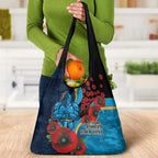 Gold Coast Titans ANZAC Personalised Grocery Bag Lest We Forget Poppy Camo