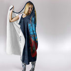 Gold Coast Titans ANZAC Personalised Hooded Blanket Lest We Forget Poppy Camo