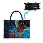Gold Coast Titans ANZAC Personalised Leather Bag Lest We Forget Poppy Camo