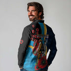 Gold Coast Titans ANZAC Personalised Long Sleeve Polo Shirt Lest We Forget Poppy Camo