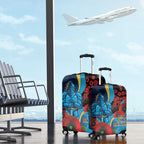 Gold Coast Titans ANZAC Personalised Luggage Cover Lest We Forget Poppy Camo