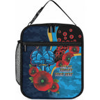 Gold Coast Titans ANZAC Personalised Lunch Bag Lest We Forget Poppy Camo