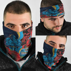Gold Coast Titans ANZAC Personalised Neck Gaiter Lest We Forget Poppy Camo