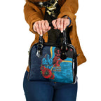 Gold Coast Titans ANZAC Personalised Shoulder Handbag Lest We Forget Poppy Camo