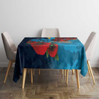 Gold Coast Titans ANZAC Personalised Tablecloth Lest We Forget Poppy Camo