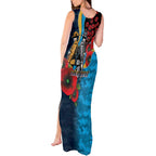 Gold Coast Titans ANZAC Personalised Tank Maxi Dress Lest We Forget Poppy Camo
