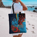 Gold Coast Titans ANZAC Personalised Tote Bag Lest We Forget Poppy Camo