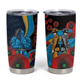 Gold Coast Titans ANZAC Personalised Tumbler Cup Lest We Forget Poppy Camo