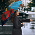 Gold Coast Titans ANZAC Personalised Umbrella Lest We Forget Poppy Camo
