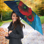 Gold Coast Titans ANZAC Personalised Umbrella Lest We Forget Poppy Camo