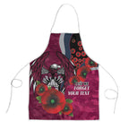 Manly Warringah Sea Eagles ANZAC Personalised Apron Lest We Forget Poppy Camo
