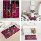 Manly Warringah Sea Eagles ANZAC Personalised Bathroom Set Lest We Forget Poppy Camo