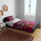 Manly Warringah Sea Eagles ANZAC Personalised Bedding Set Lest We Forget Poppy Camo