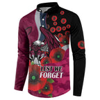 Manly Warringah Sea Eagles ANZAC Personalised Button Sweatshirt Lest We Forget Poppy Camo