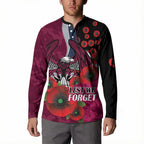 Manly Warringah Sea Eagles ANZAC Personalised Button Sweatshirt Lest We Forget Poppy Camo