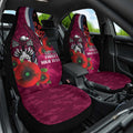 Manly Warringah Sea Eagles ANZAC Personalised Car Seat Cover Lest We Forget Poppy Camo