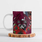 Manly Warringah Sea Eagles ANZAC Personalised Ceramic Mug Lest We Forget Poppy Camo