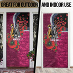 Manly Warringah Sea Eagles ANZAC Personalised Door Cover Lest We Forget Poppy Camo