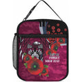 Manly Warringah Sea Eagles ANZAC Personalised Lunch Bag Lest We Forget Poppy Camo