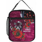 Manly Warringah Sea Eagles ANZAC Personalised Lunch Bag Lest We Forget Poppy Camo
