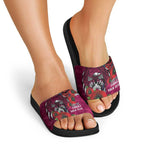 Manly Warringah Sea Eagles ANZAC Personalised Slide Sandals Lest We Forget Poppy Camo