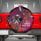 Manly Warringah Sea Eagles ANZAC Personalised Spare Tire Cover Lest We Forget Poppy Camo