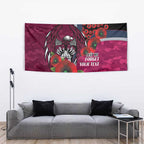 Manly Warringah Sea Eagles ANZAC Personalised Tapestry Lest We Forget Poppy Camo