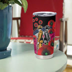 Manly Warringah Sea Eagles ANZAC Personalised Tumbler Cup Lest We Forget Poppy Camo