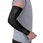 Queensland Maori Rugby Nga Hau e Wha Arm Sleeves Black Motif - Aussie Hoodie