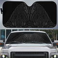 Queensland Maori Rugby Nga Hau e Wha Auto Sun Shade Black Motif - Aussie Hoodie