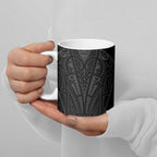 Queensland Maori Rugby Nga Hau e Wha Ceramic Mug Black Motif - Aussie Hoodie
