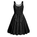 Queensland Maori Rugby Nga Hau e Wha Midi Dress Black Motif - Aussie Hoodie