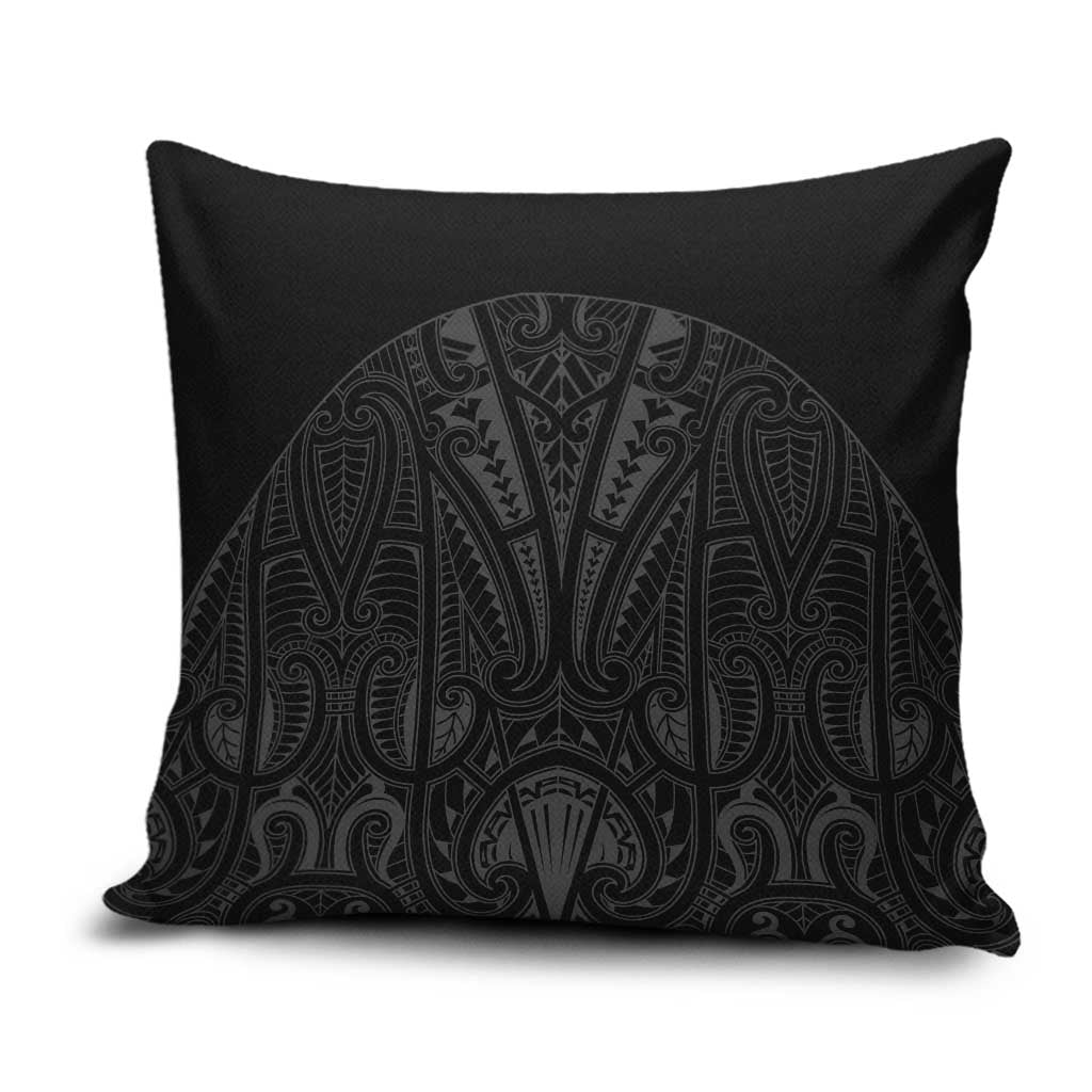 Queensland Maori Rugby Nga Hau e Wha Pillow Cover Black Motif - Aussie Hoodie