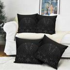 Queensland Maori Rugby Nga Hau e Wha Pillow Cover Black Motif - Aussie Hoodie
