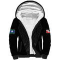 Queensland Maori Rugby Nga Hau e Wha Sherpa Hoodie Black Motif