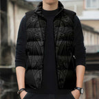 Queensland Maori Rugby Nga Hau e Wha Sleeveless Puffer Jacket Black Motif - Aussie Hoodie