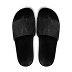 Queensland Maori Rugby Nga Hau e Wha Slide Sandals Black Motif - Aussie Hoodie