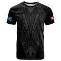 Queensland Maori Rugby Nga Hau e Wha T Shirt Black Motif