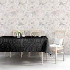 Queensland Maori Rugby Nga Hau e Wha Tablecloth Black Motif