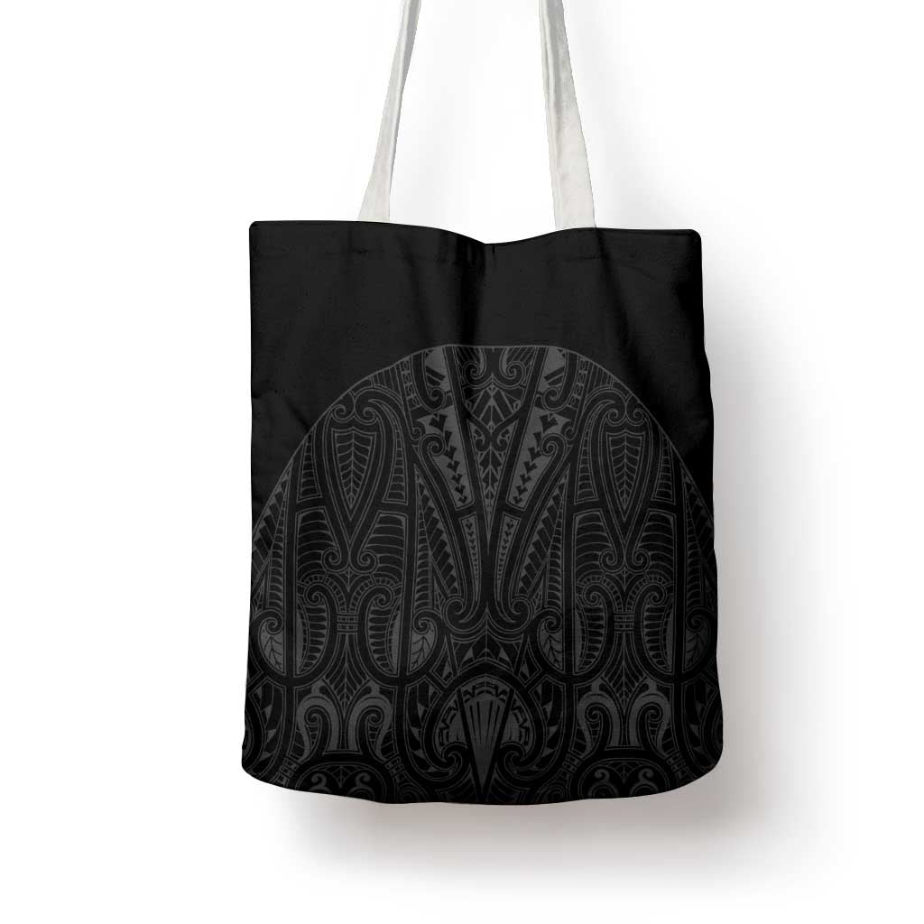 Queensland Maori Rugby Nga Hau e Wha Tote Bag Black Motif - Aussie Hoodie