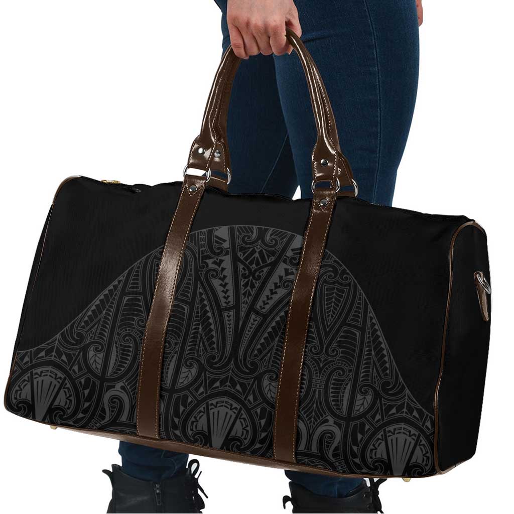 Queensland Maori Rugby Nga Hau e Wha Travel Bag Black Motif - Aussie Hoodie