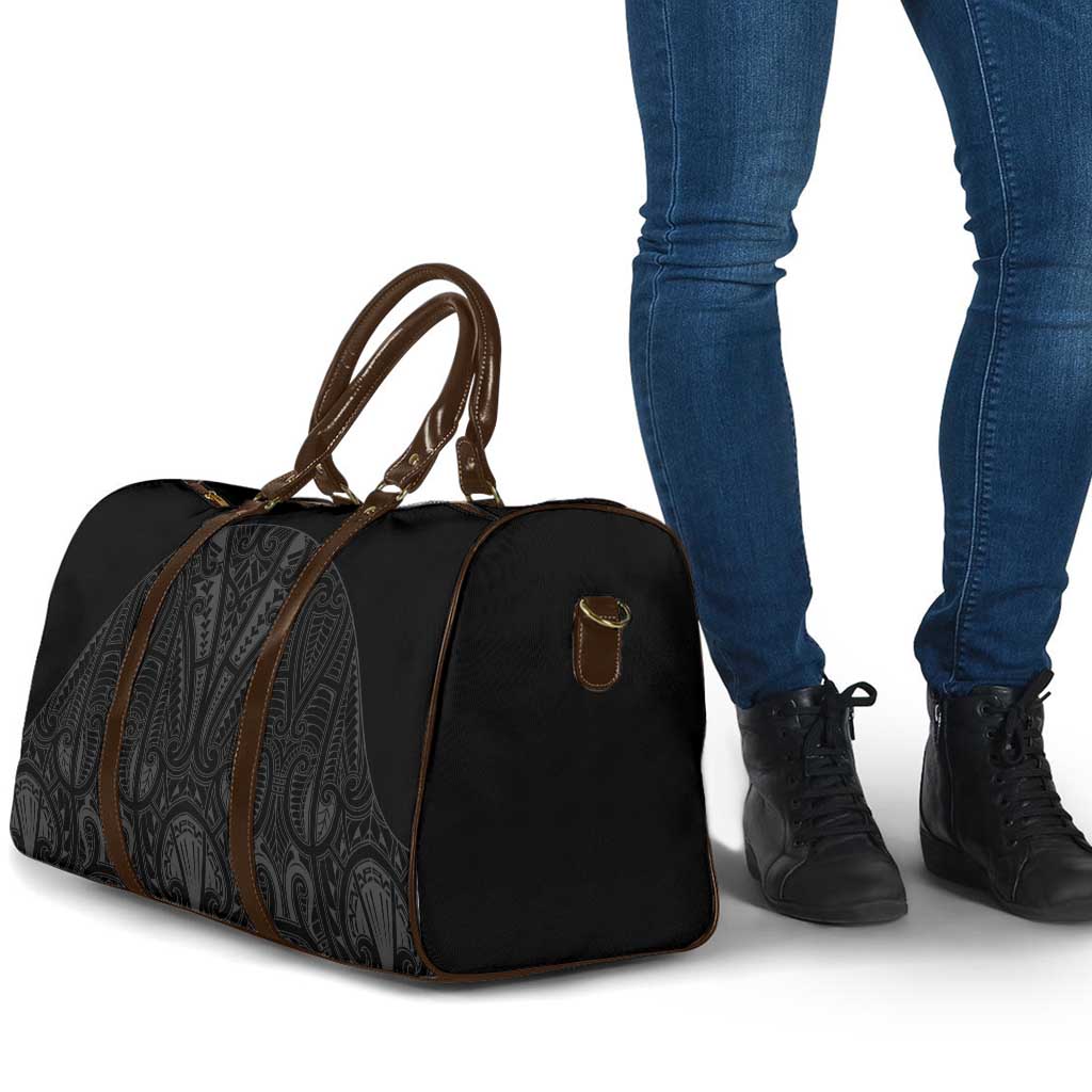Queensland Maori Rugby Nga Hau e Wha Travel Bag Black Motif - Aussie Hoodie
