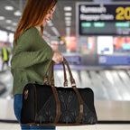 Queensland Maori Rugby Nga Hau e Wha Travel Bag Black Motif - Aussie Hoodie